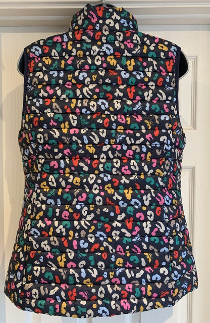 EX Joules Gilet/Bodywarmer Padded Navy Showerproof Packable Size 6-20 RRP £59.95