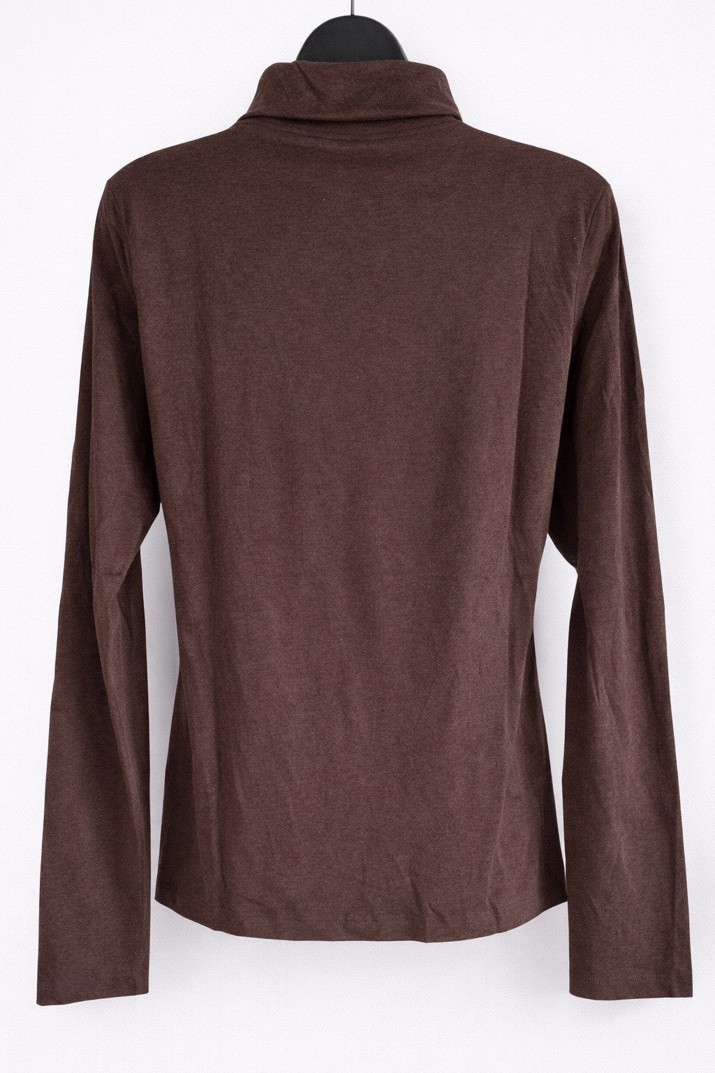 EX Seasalt Brown Landing Top Roll Neck Long Sleeve Size 121