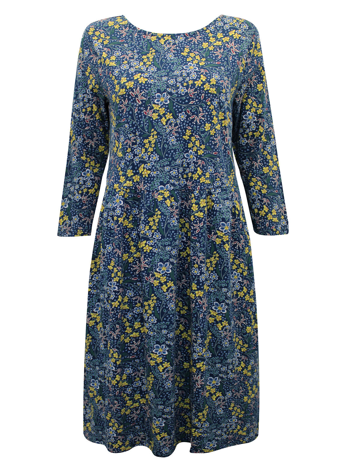 EX Seasalt Blue Garden Medley Raincloud Guelder Rose Dress Sizes 10-20 RRP£59.95