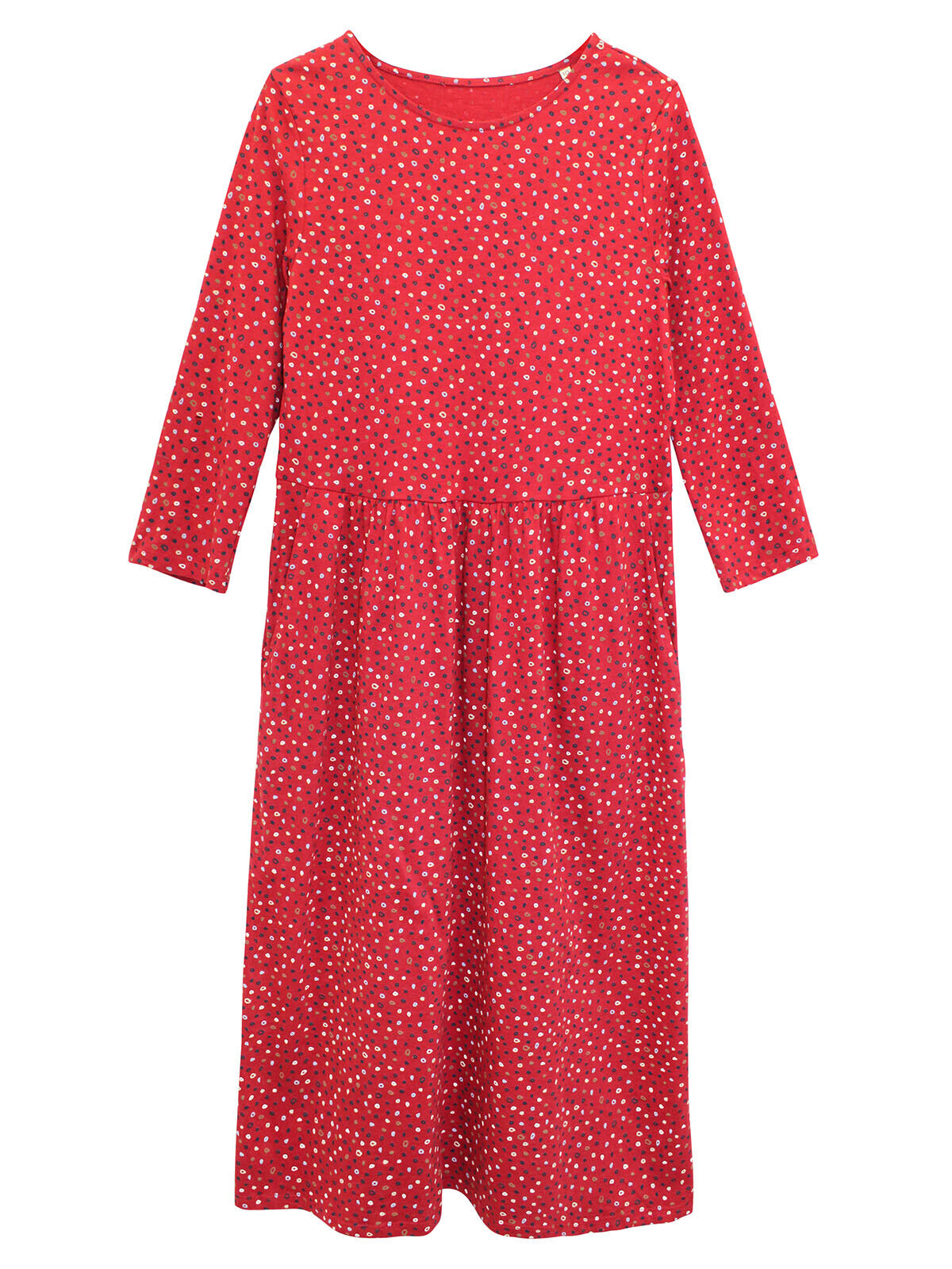 EX Seasalt Red Dotty Guelder Rose Dress Sizes 8 10 12 14 16 18 22 26/28 RRP £70