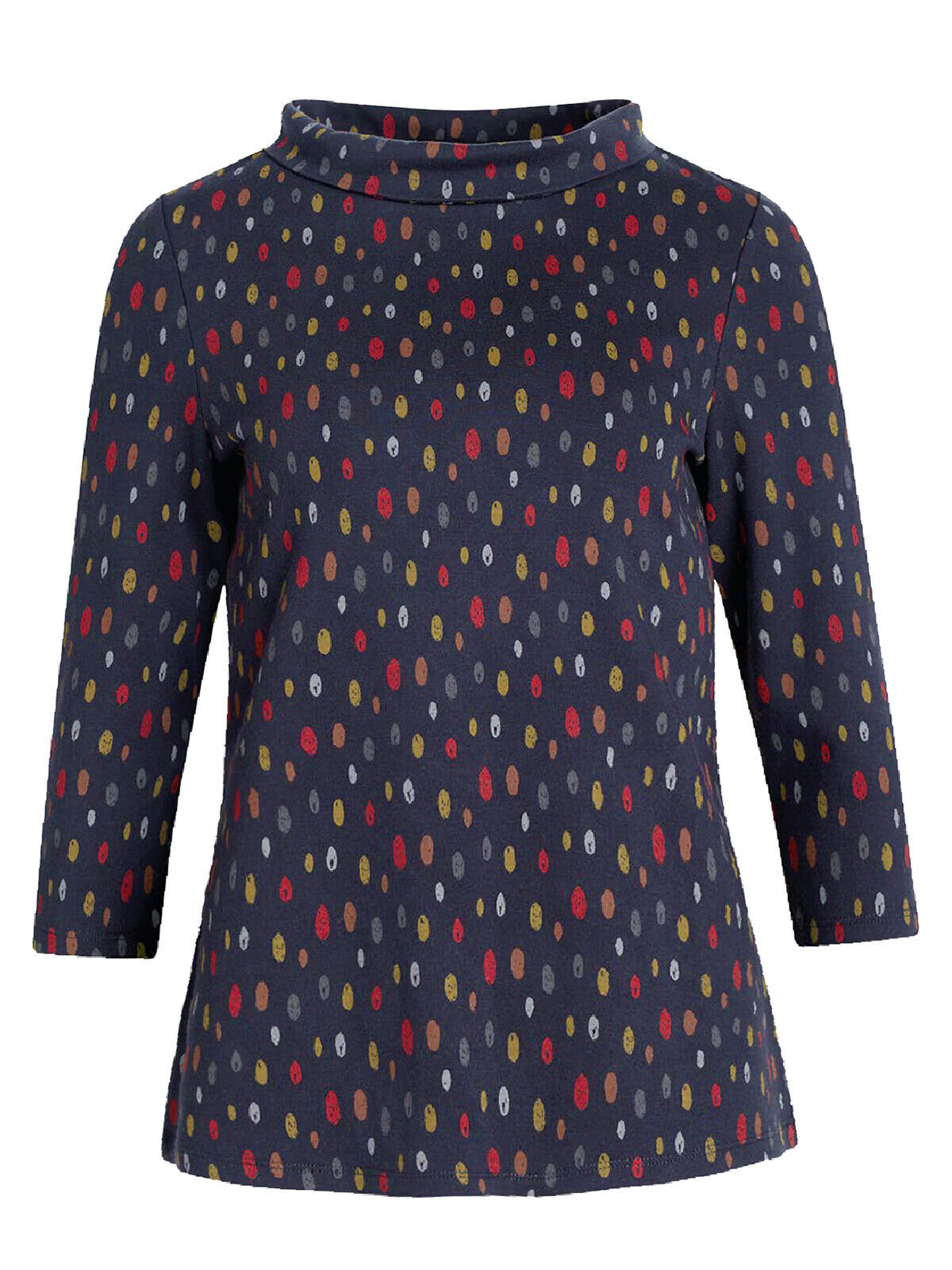 EX Seasalt Navy Sketched Spots Dark Night Sunstream Top in Sizes 8 or 12 RRP £45