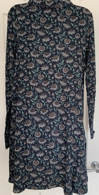 EX Seasalt Black Astrantia Bloom Raven Sea Oak Dress Sizes 6T, 8R, 10T RRP £55