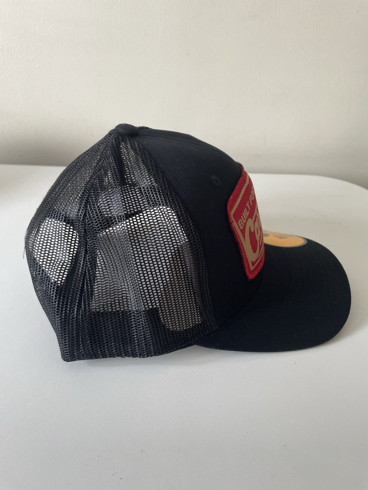 Carhartt Black/Red Canvas Mesh Back Outlast Patch Snapback Cap2