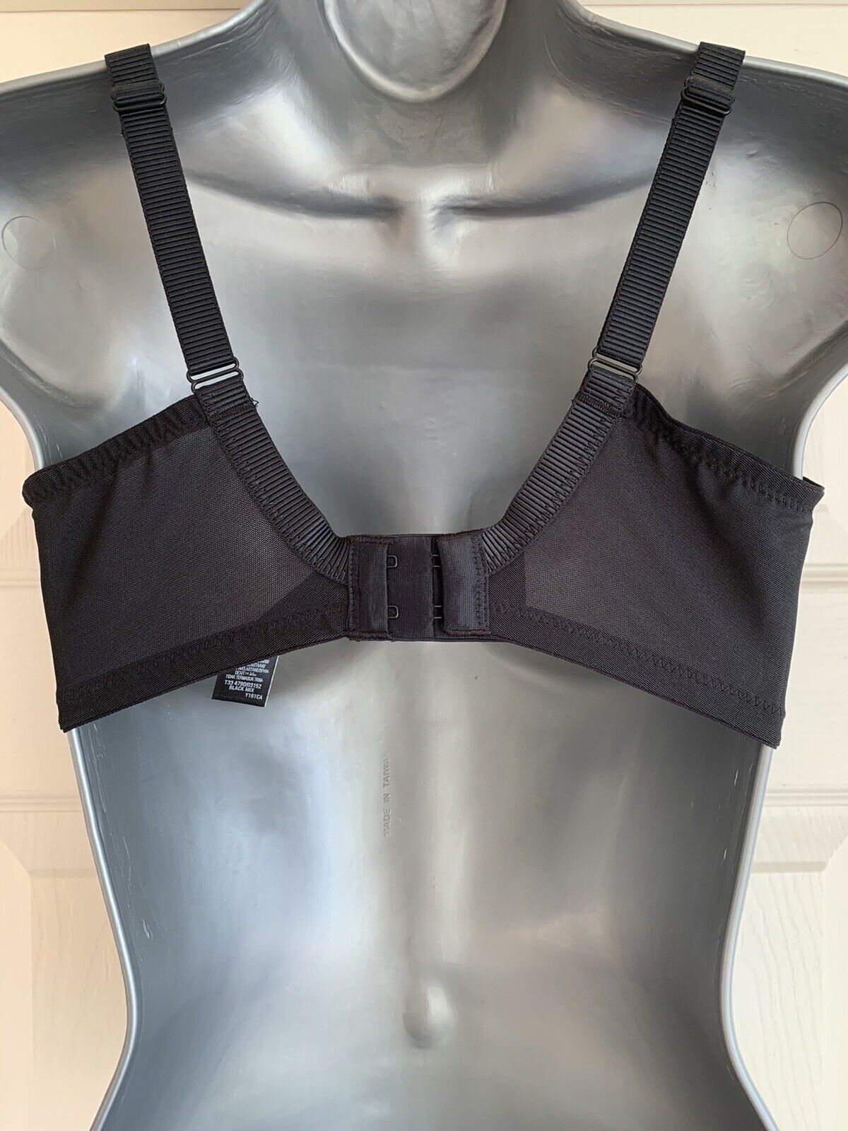 EX M S Black Non Padded Full Cup Bra Sizes 32DD 32E 34E 34GG