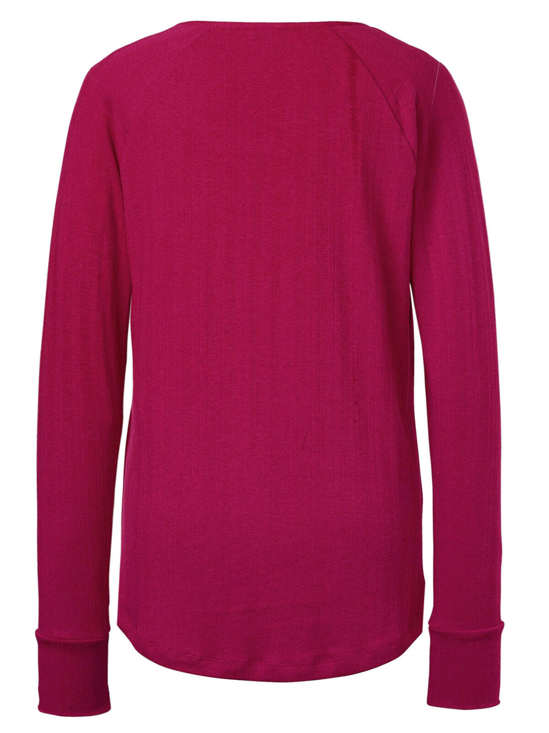 EX Fat Face Rose Red Skye Rib Henley T-Shirt in Sizes 8 or 12 RRP £26