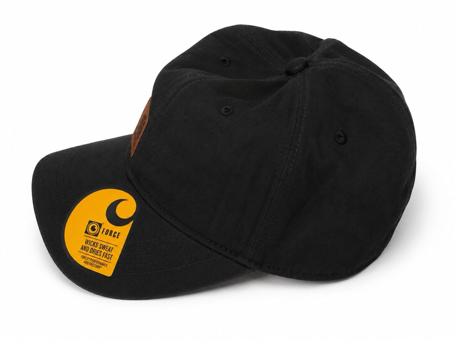 Carhartt Black Cotton Cap Odessa Canvas SECONDS1