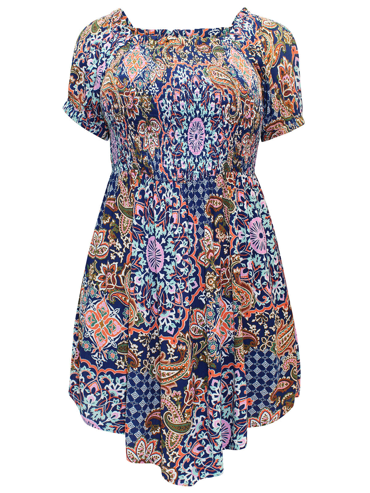 Joe Browns Multi Fabulous Paisley Boho Print Tunic Top Sizes 14, 16, 20, 24, 30