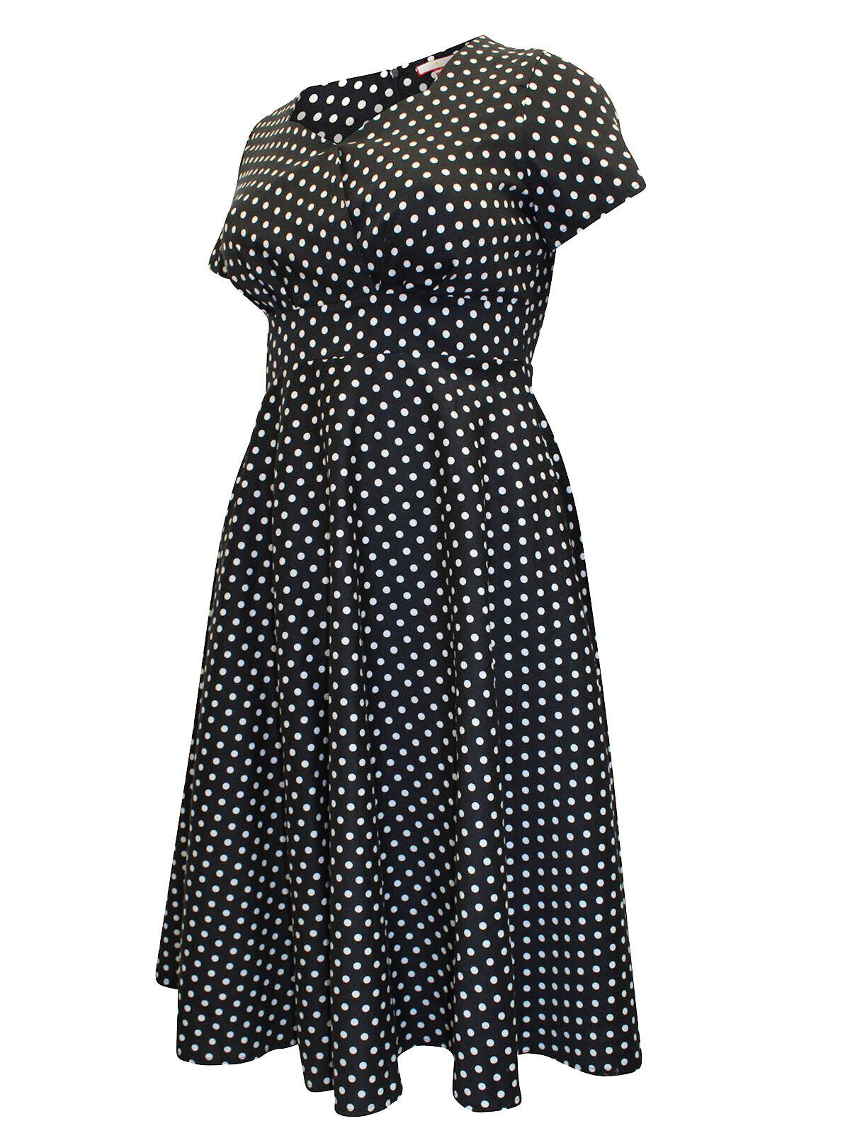 Joe Browns Black The Peggy Polka Dot Midi Dress in Sizes 12, 24, 26