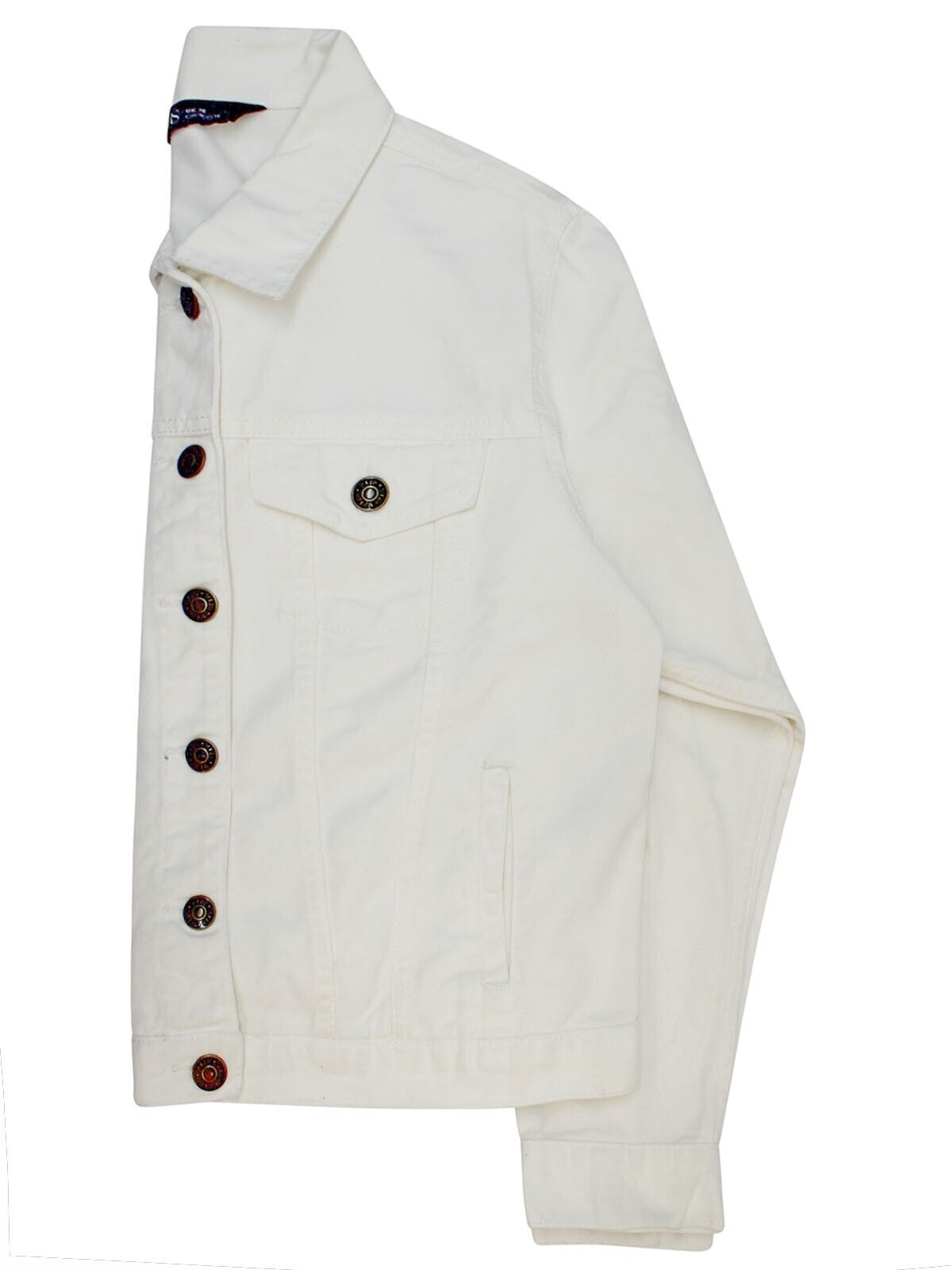 Curve Cream Pure Cotton Denim Jacket Sizes 16, 18, 22/24, 26/28 SECONDS