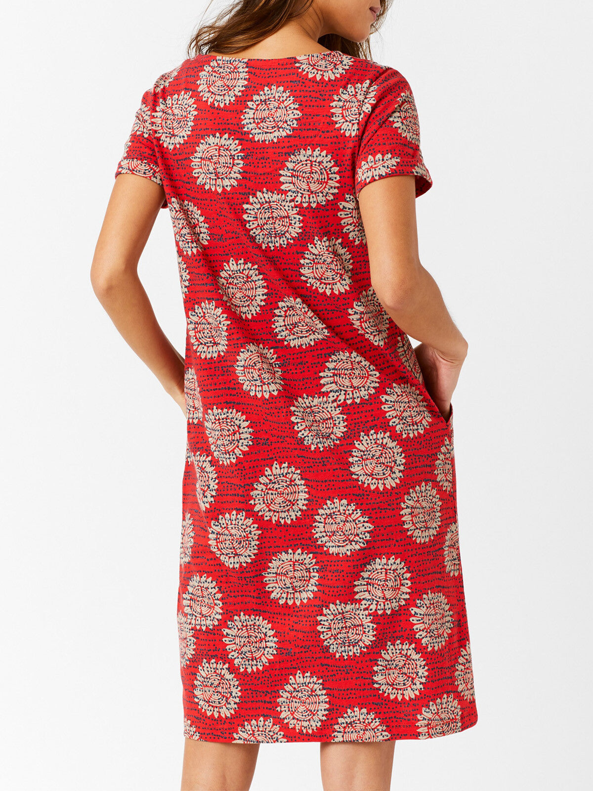 EX WHITE STUFF Coral Selina Fairtrade Dress in Size 8 RRP £551