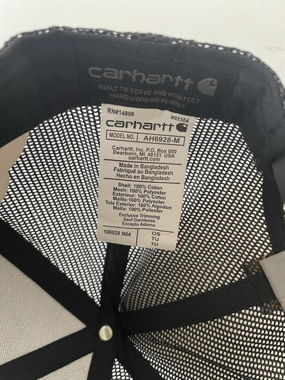 Carhartt Black/Red Canvas Mesh Back Outlast Patch Snapback Cap4