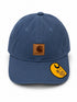 Carhartt Steel Blue Cotton Cap Odessa Canvas SECONDS0