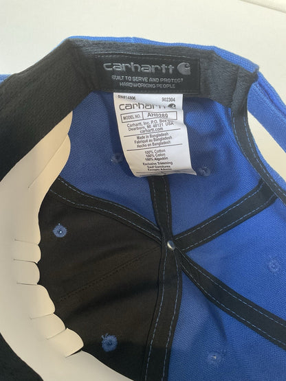 Carhartt Blue Cotton Cap Odessa Canvas SECONDS3