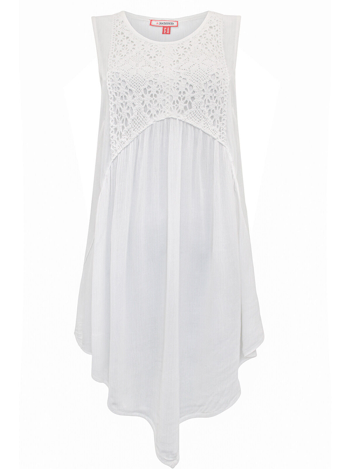 Joe Browns White Summer Essentials Tunic in Sizes 12, 14, 16, 18