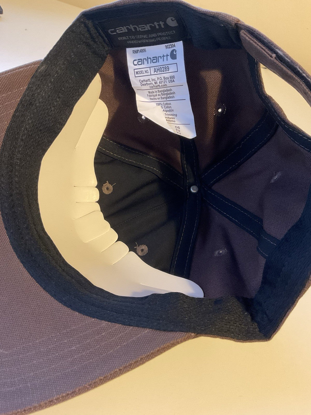 Carhartt Chocolate Brown Cotton Cap Odessa Canvas3