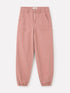 EX M*S Pink Cotton Blend Slim Ankle Grazer Joggers Chino Trousers Size 8 Long0