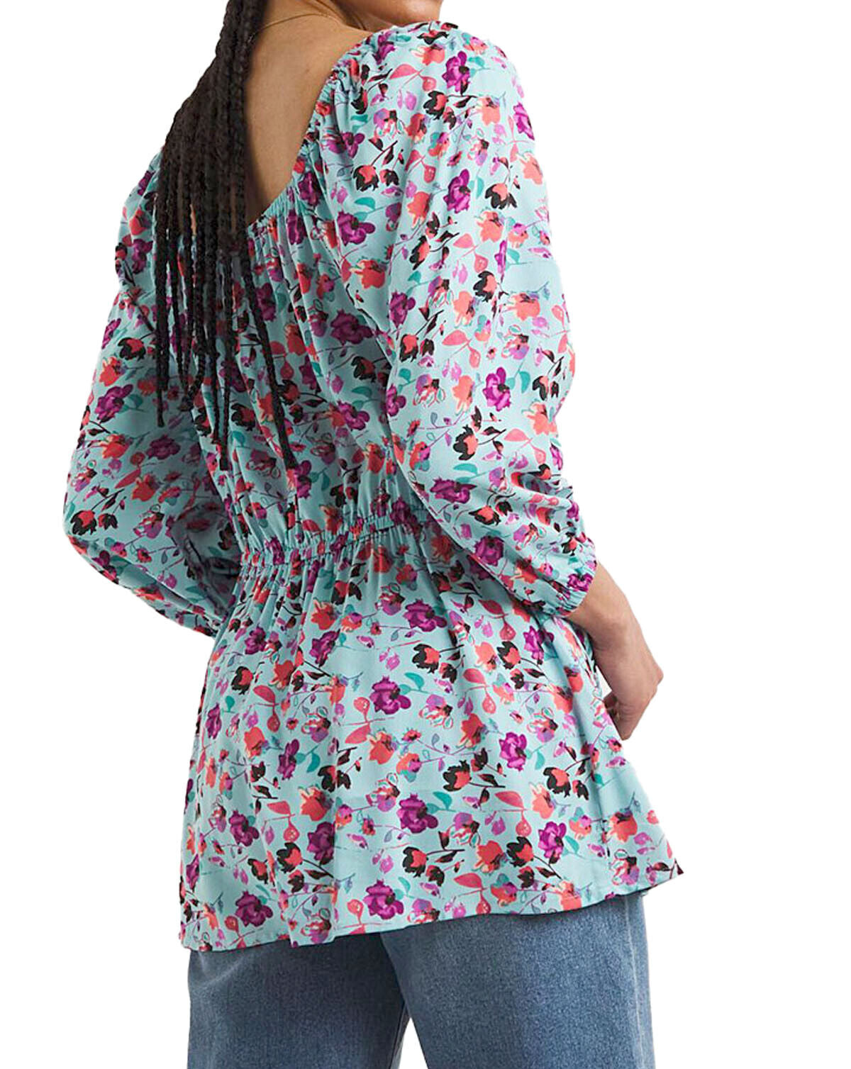 Joe Browns Blue Floral Tie Detail Top in Sizes 12, 16, 18, 20, 22 RRP £46