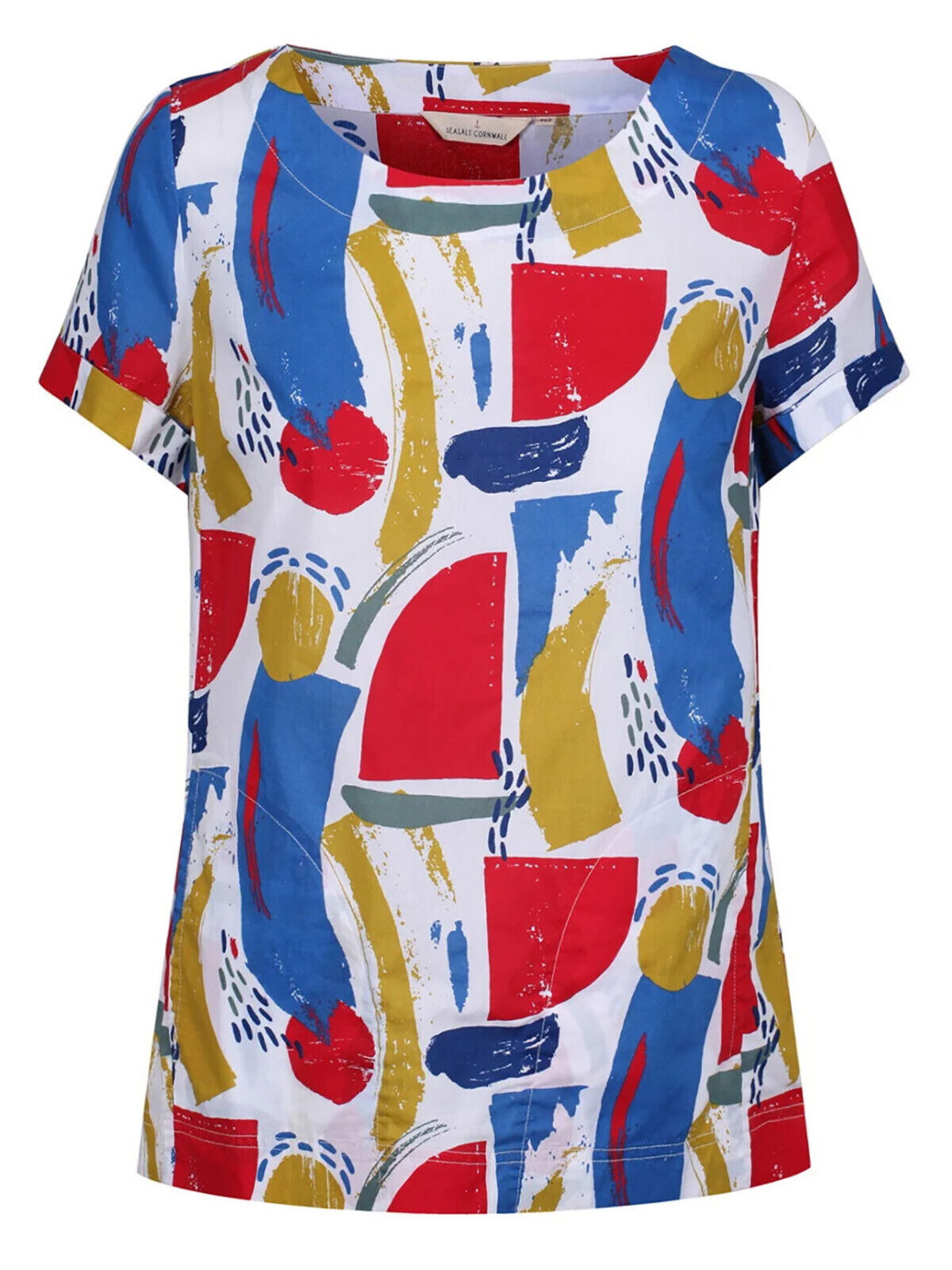 EX SEASALT Printed Sails Salt Trengrouse Top Sizes 8-14 RRP £39.95