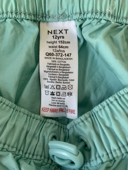 Girls Aqua Blue Cargo Parachute Cotton Trousers 12 Years SECONDS2