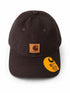 Carhartt Chocolate Brown Cotton Cap Odessa Canvas SECONDS0