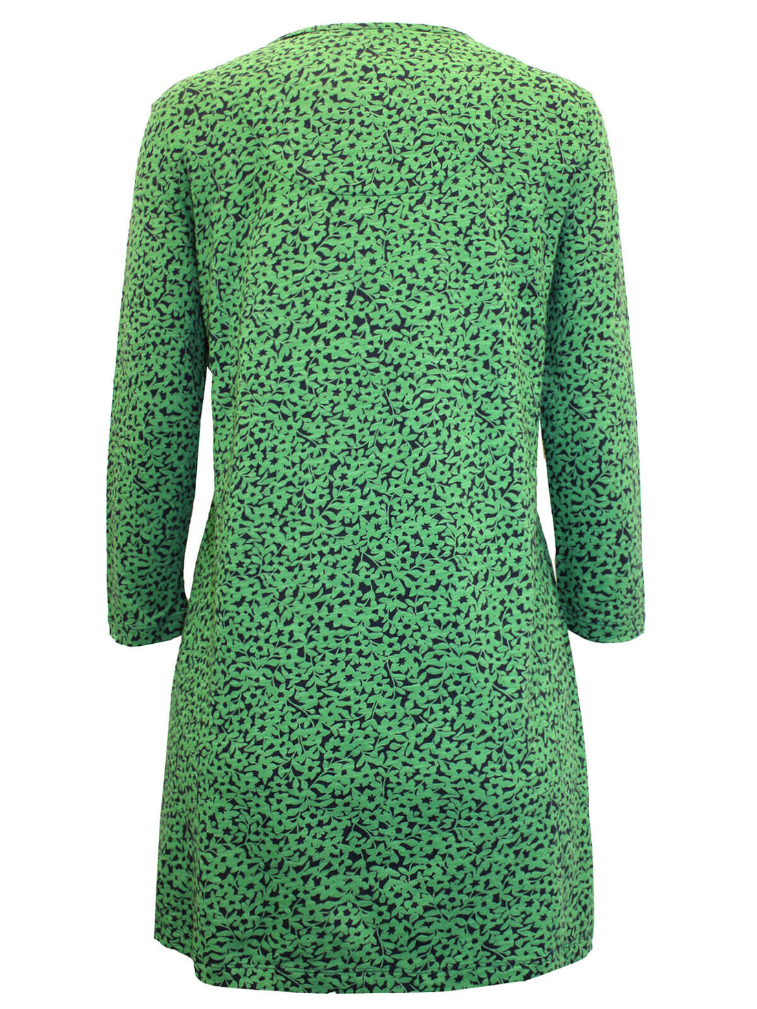 Ex Seasalt Green Floral Busy Lizzy Tunic Top in Sizes 12, 14, 16, 18, 20