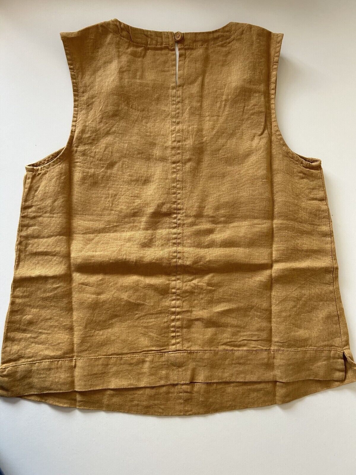 EX Seasalt Lighthouse Dark Sienna Station Linen Vest Top Sizes 8- 24 RRP £45.95