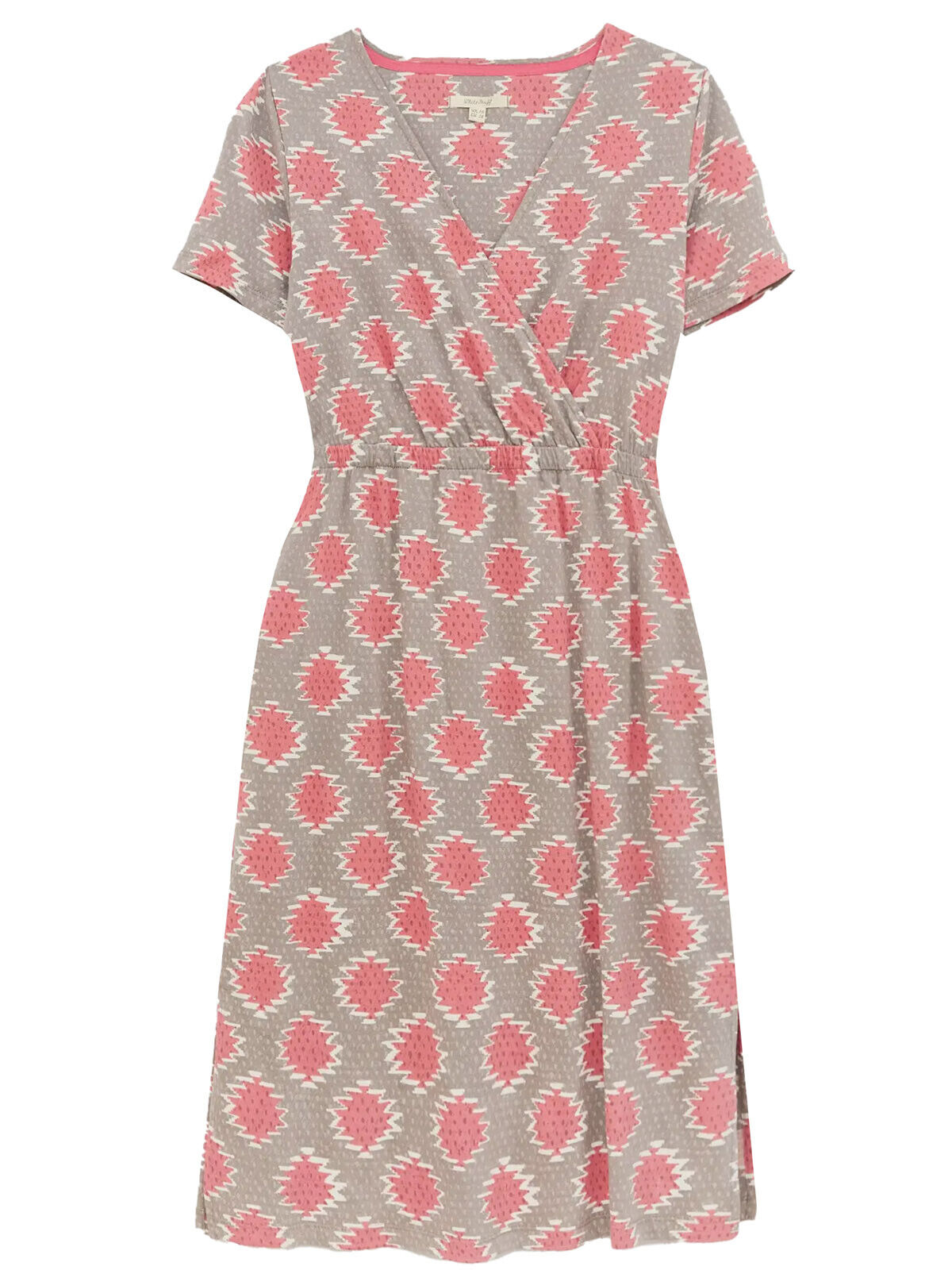 EX WHITE STUFF Grey Anywhere Fairtrade Dress in Sizes 10 or 12 RRP £40