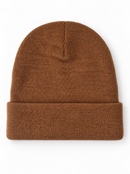 Carhartt Brown Beanie Hat Brown Acrylic Rib Knit Workwear Watch Cap Unisex1