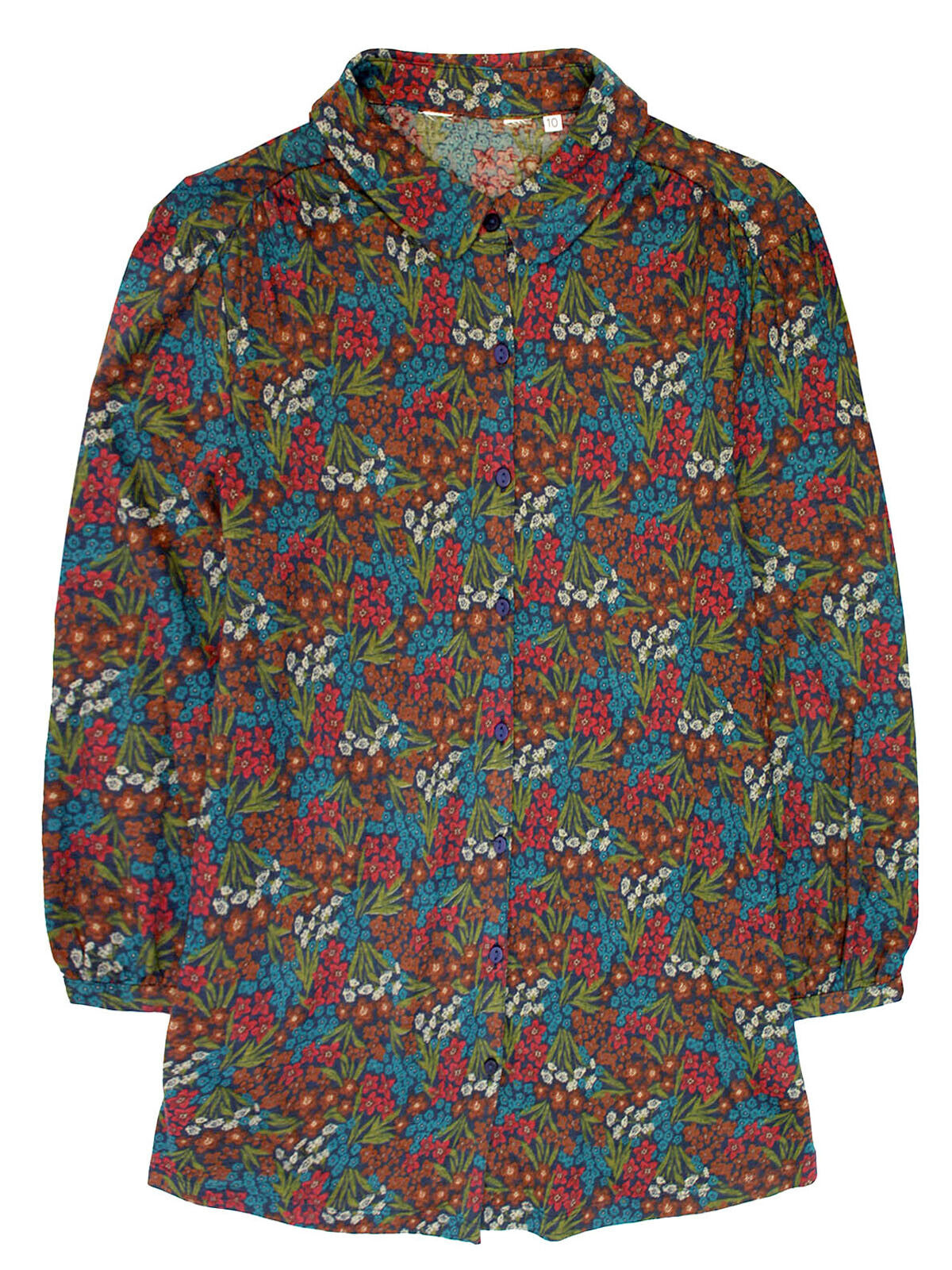 EX Seasalt Alpine Garden Mix Embrace 3/4 Sleeve Jersey Shirt 10-28 RRP £45.95