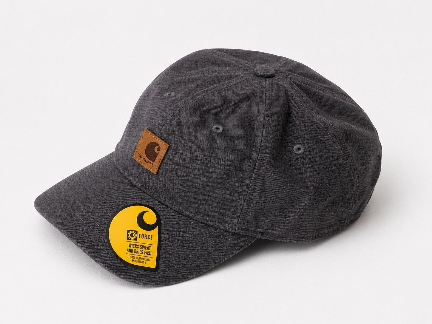 Carhartt Charcoal Grey Cotton Cap Odessa Canvas SECONDS1