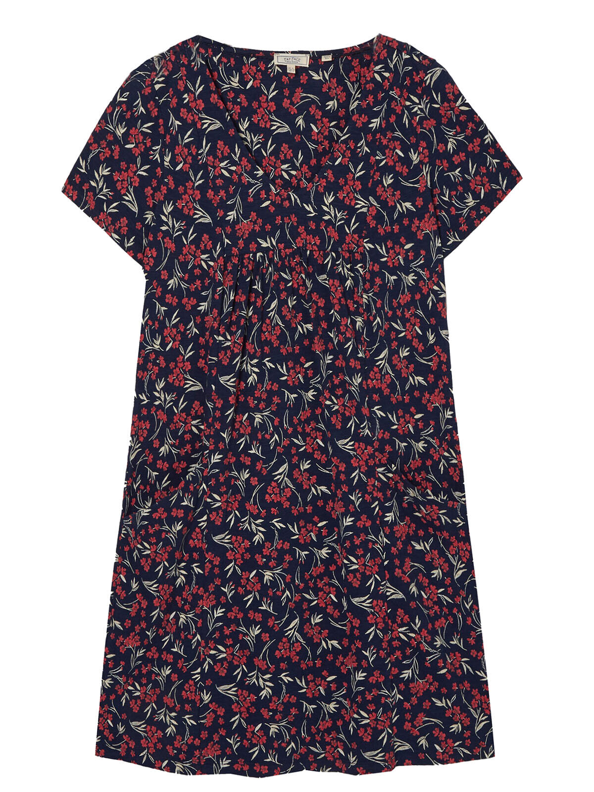 EX Fat Face Navy Mariana Floral Jersey Dress in Sizes 12, 14, 18 RRP £46