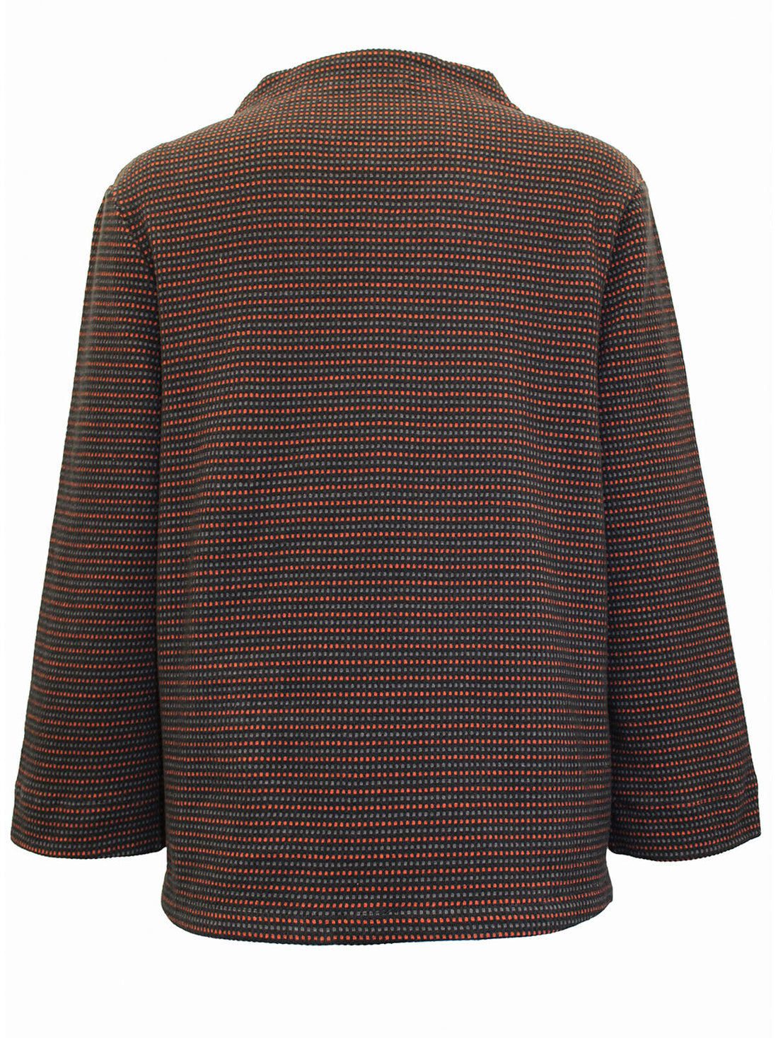 EX Seasalt Multi Stylistic Jacquard Sweatshirt Top Drop Stone Onyx 14-28 RRP £55