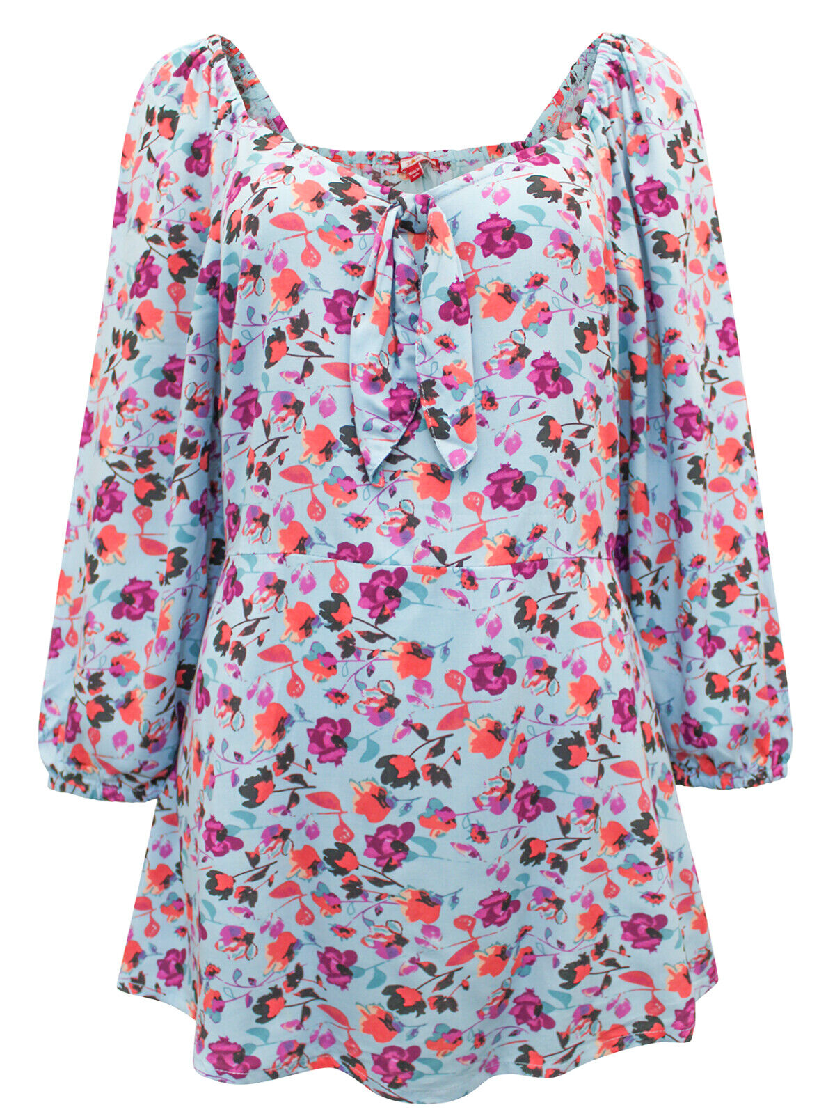 Joe Browns Blue Floral Tie Detail Top in Sizes 12, 16, 18, 20, 22 RRP £46