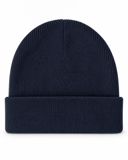 Carhartt Navy Beanie Hat Brown Acrylic Rib Knit Workwear Watch Cap Unisex1