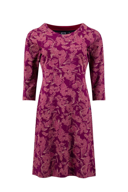 EX Weird Fish Starshine Printed Jersey Dress Plum Size 14  RRP £503