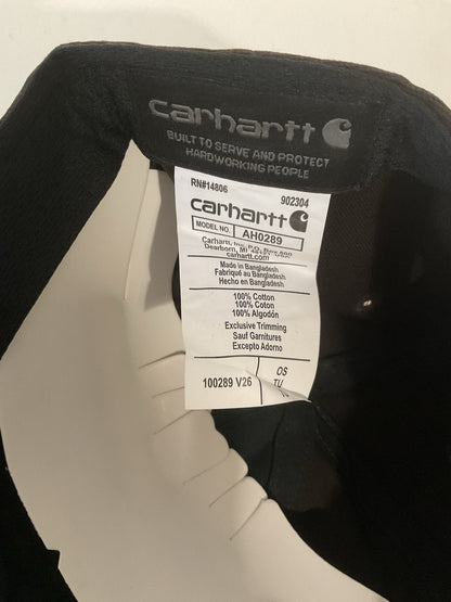 Carhartt Chocolate Brown Cotton Cap Odessa Canvas SECONDS3