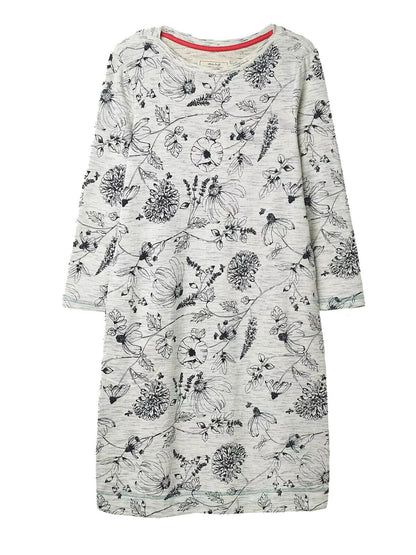 EX White Stuff Beck Grey Floral Print Dress in Sizes 8 or 12