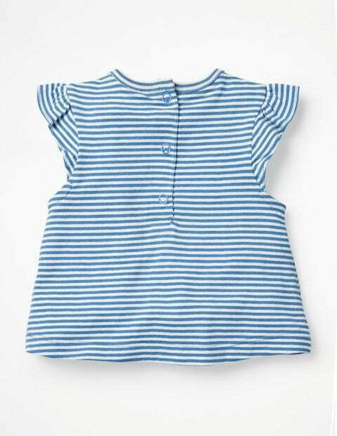 Ex Mini Boden Summer Appliqué T-Shirt  Cherries 6-12 Mon - 3-4 Years