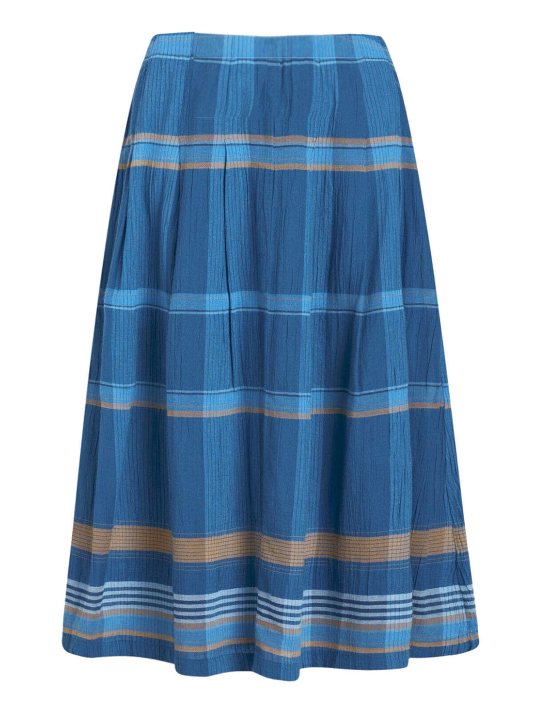 EX SEASALT Blue Needlework Voyage Yarn Dyed Biscornu Skirt Sizes 10-20 RRP £65