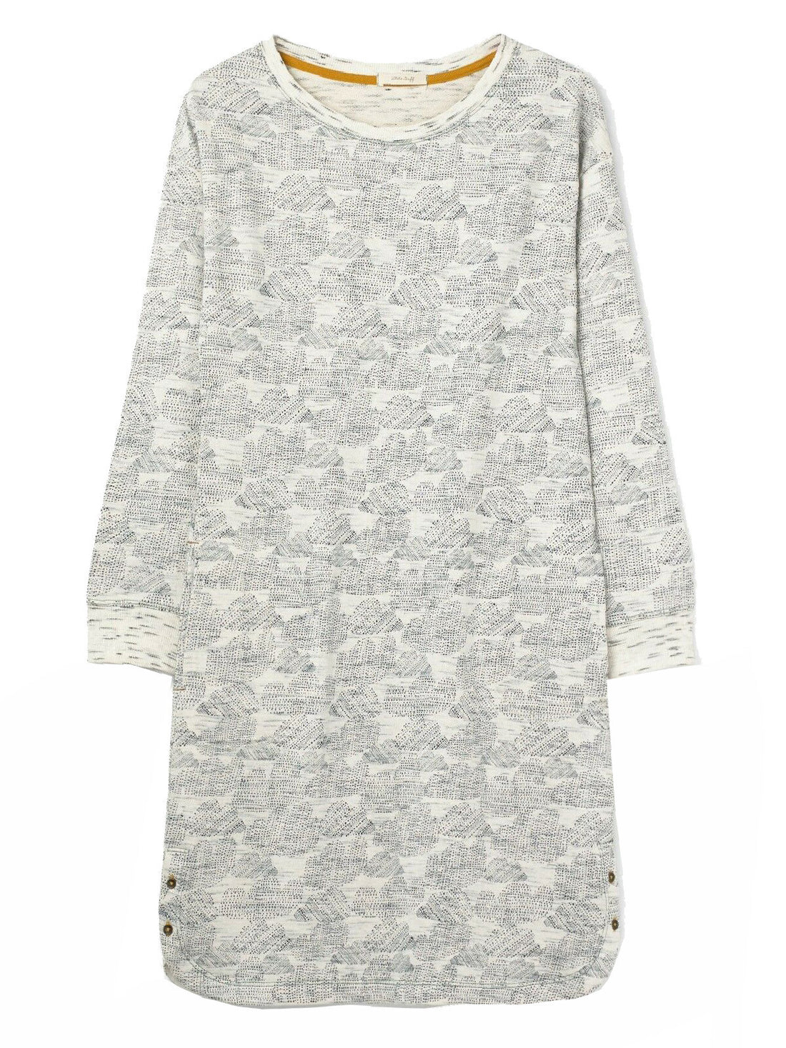 EX WHITE STUFF Grey Cloudy Day Sweater Dress in Size 12 RRP £551