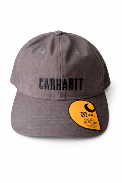 Carhartt Charcoal Grey Cotton Cap Odessa Graphic0