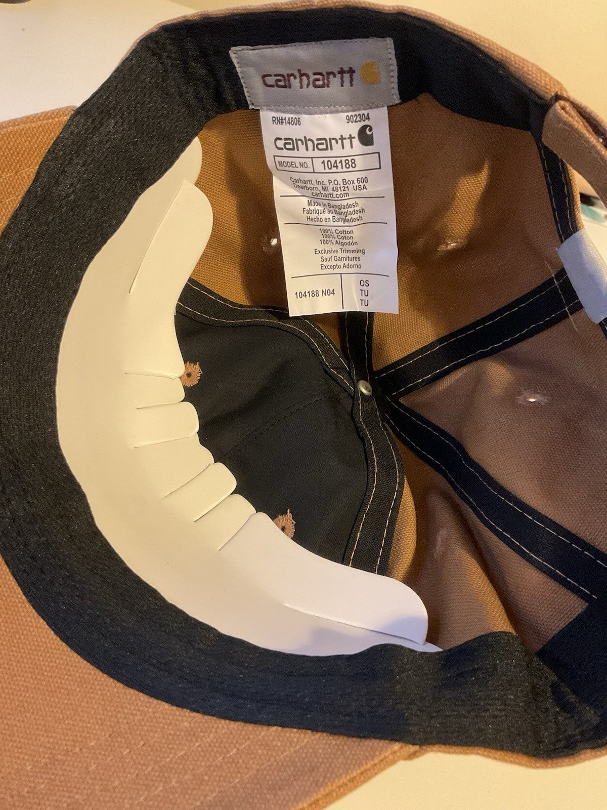 Carhartt Brown Cotton Cap Odessa Graphic3