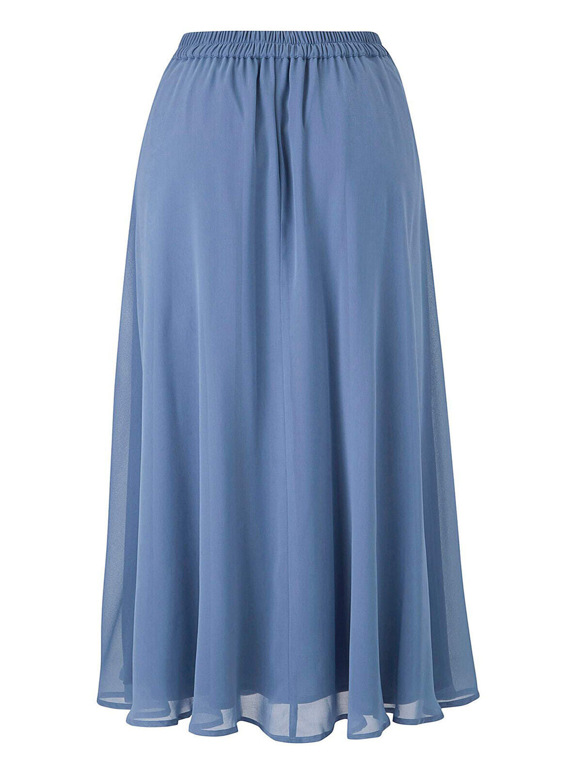 Capsule Smokey Blue Floaty Georgette Maxi Skirt Sizes 16 18 20 22 24 26 28 30 32