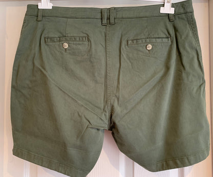 EX Joules Cruise Mid Thigh Length Chino Shorts in Seaweed Green 6-18 RRP £39.95