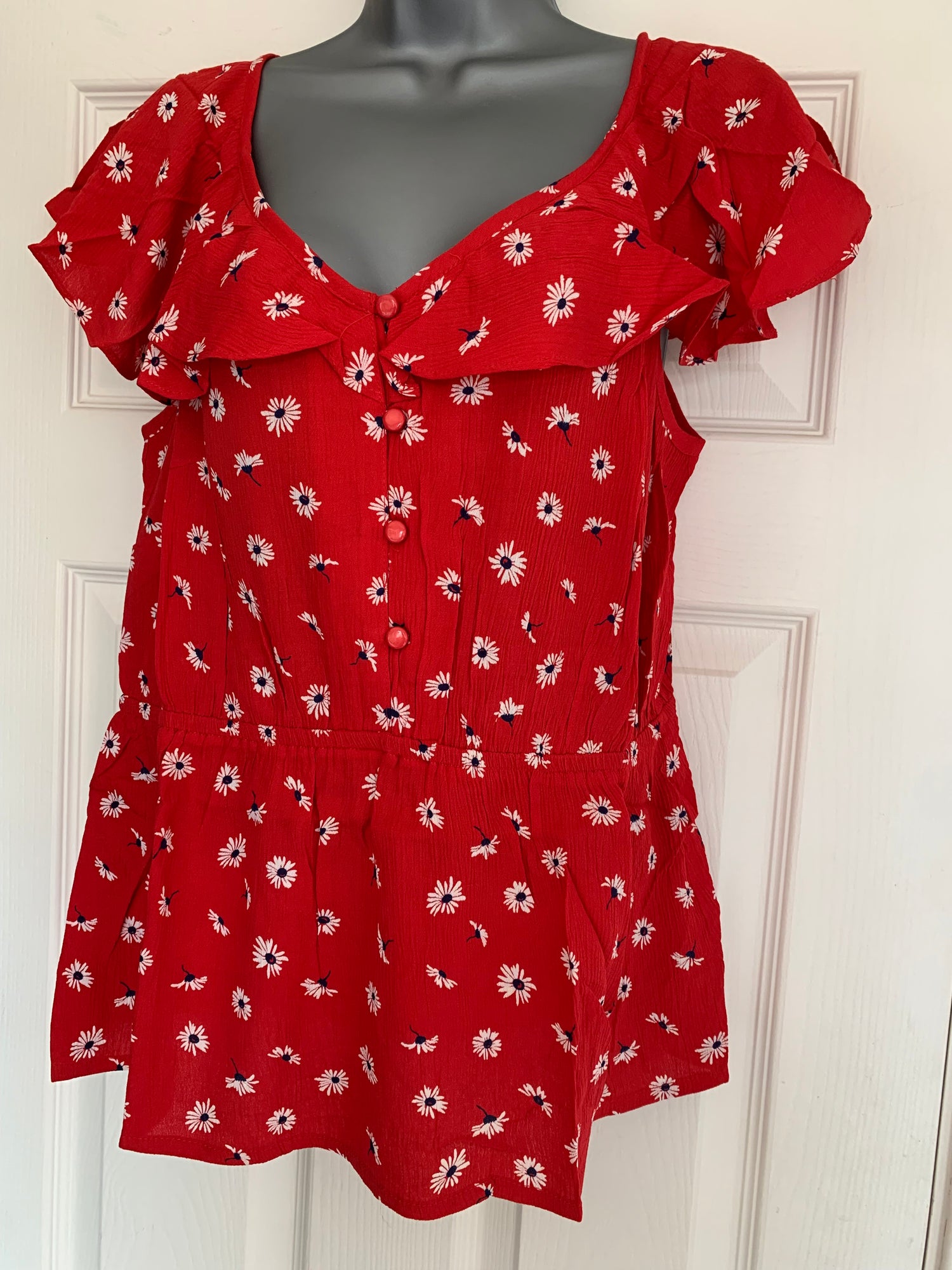 Joe Browns Red Fun And Flirty Top in Sizes 12, 14, 16, 18 RRP £35