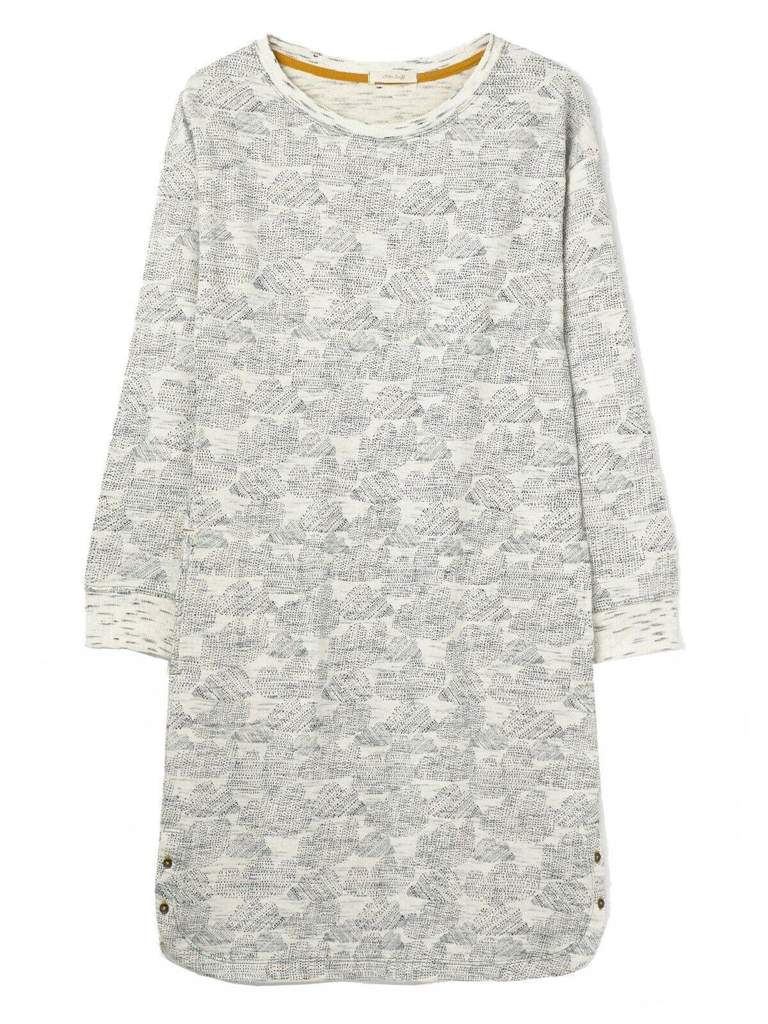 EX WHITE STUFF Grey Cloudy Day Sweater Dress in Size 12 RRP £55