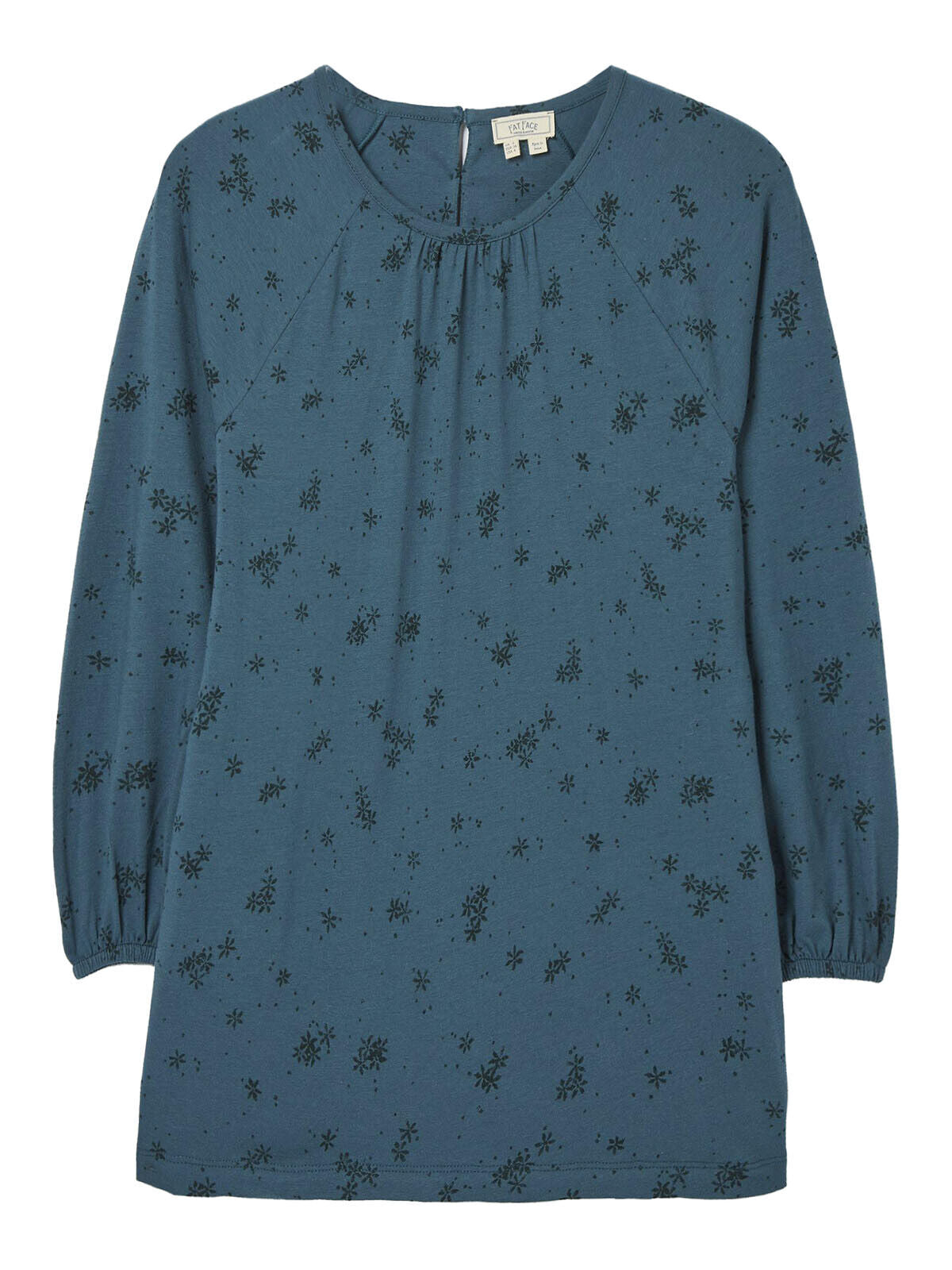 EX Fat Face Soft Teal Anna Nordic Ditsy Top in Sizes 12 or 16 RRP £35