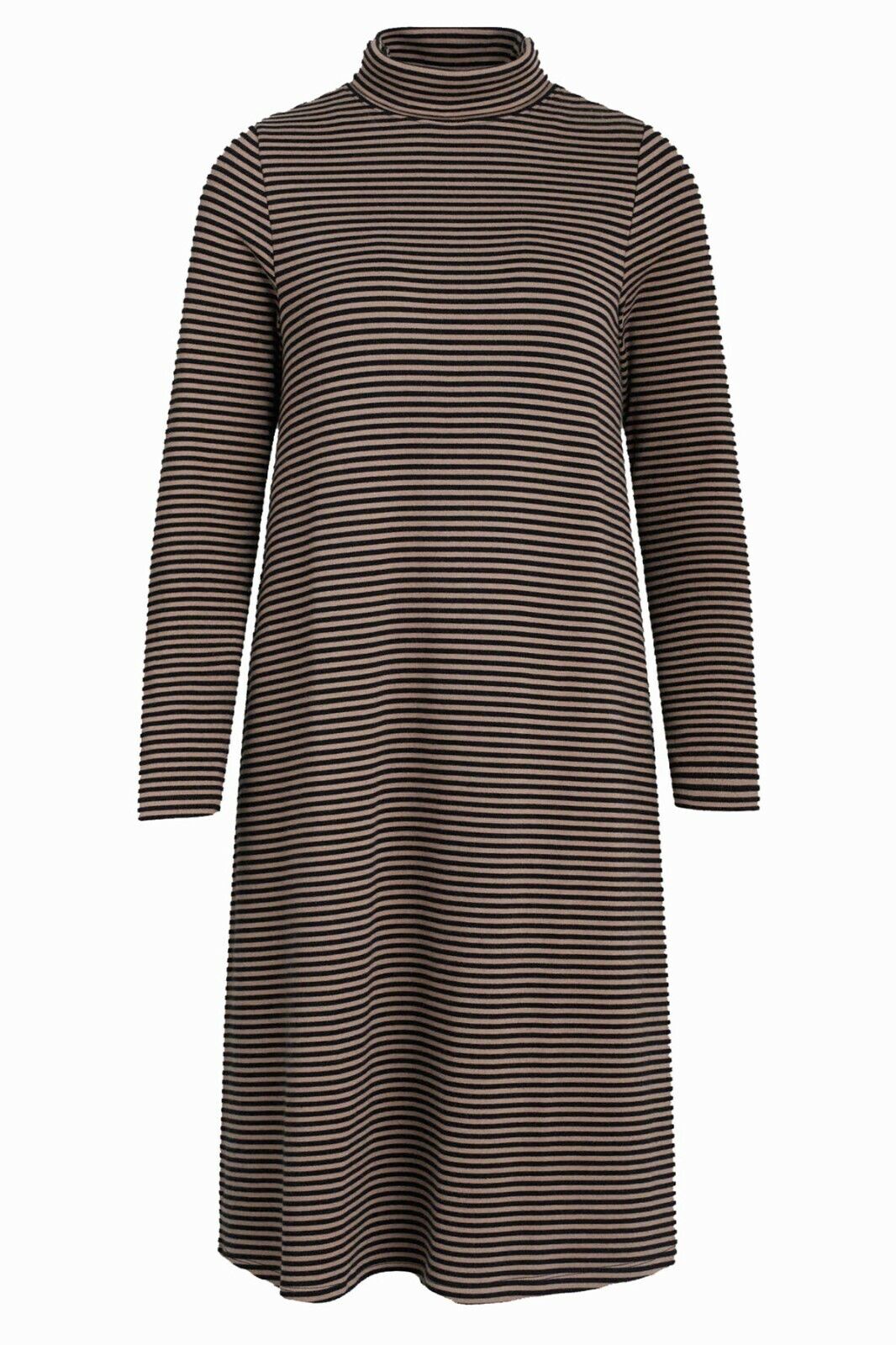 EX SEASALT Black Stripe Swing Silhouette Branching Dress Sizes 10, 12, 14, 16