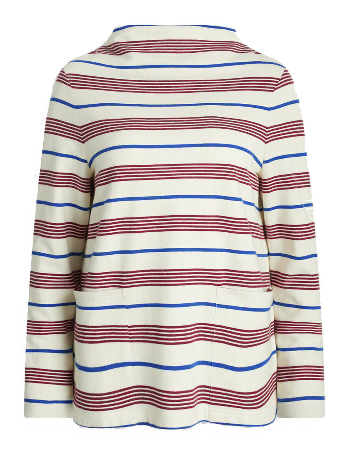 EX SEASALT Ivory Stripe Oceangoing Sweatshirt Sizes 8, 10, 14, 16, 26/28 RRP £45